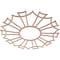 Ekena Millwork Augustus Wood Fretwork Pierced Ceiling Medallion, Cherry, 30"OD x 10 1/2"ID x 1/4"T CMWP30X30X0250AUCH - alternate 3